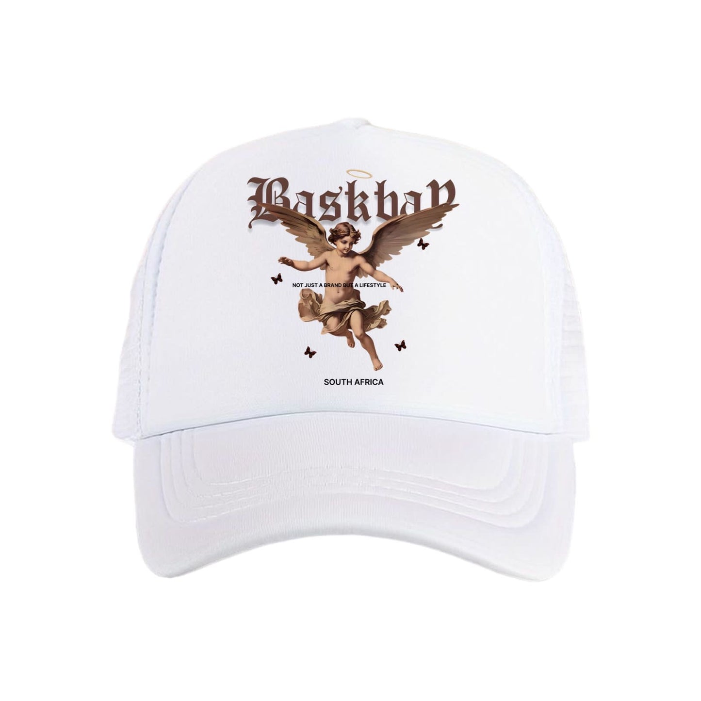 ANGEL WINGS PRINT MESH TRUCKER