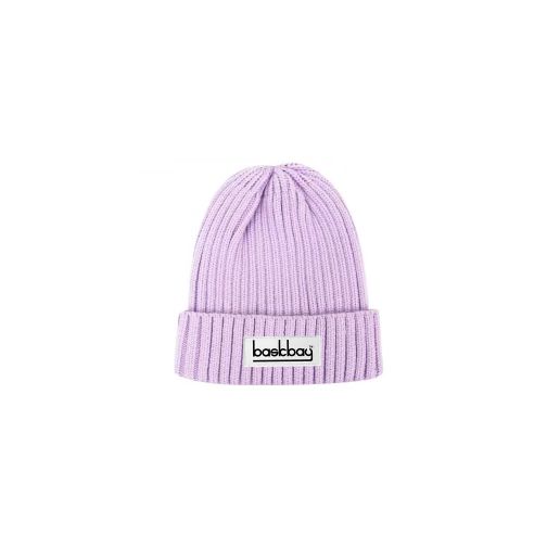 RIB KNIT CUFFED BEANIE